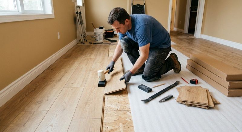 Laminate Floor Installation in Winchester, CA