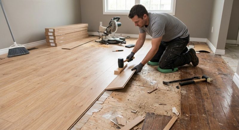 Laminate Floor Replacement in San Diego County, CA