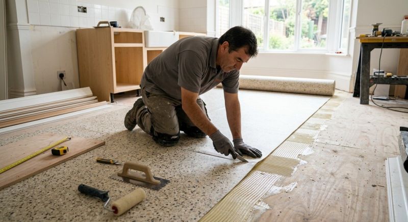 Linoleum Floor Installation in Mission Viejo, CA