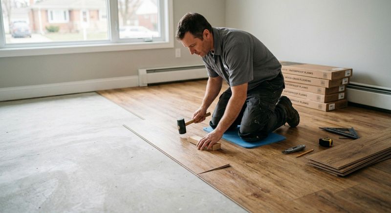 Linoleum Floor Installation in Pala, CA