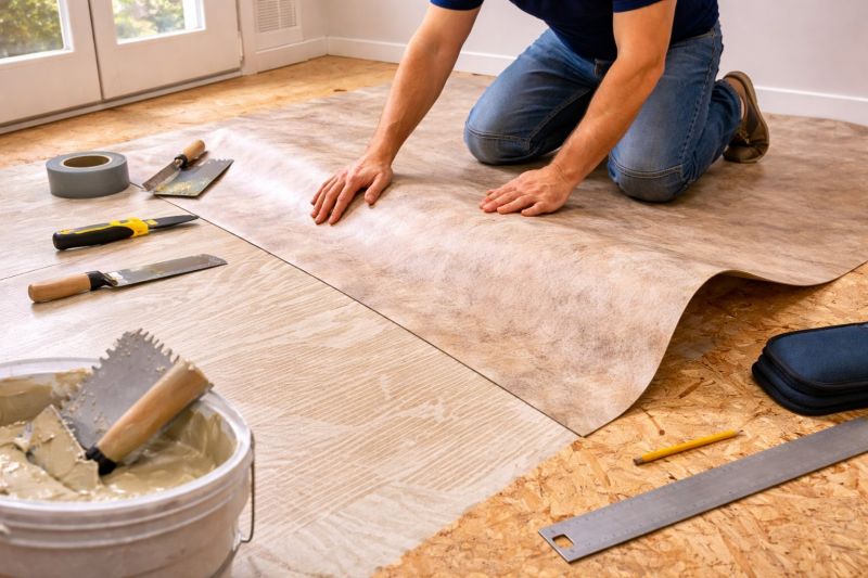 Sheet Flooring Installation in San Diego County, CA