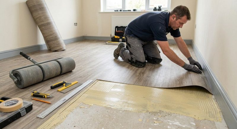 Sheet Flooring Installation in Vista, CA