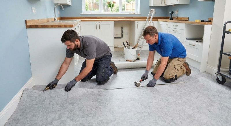 Sheet Linoleum Installation in Murrieta, CA