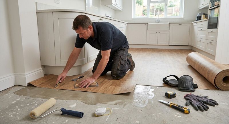 Sheet Linoleum Installation in Temecula, CA