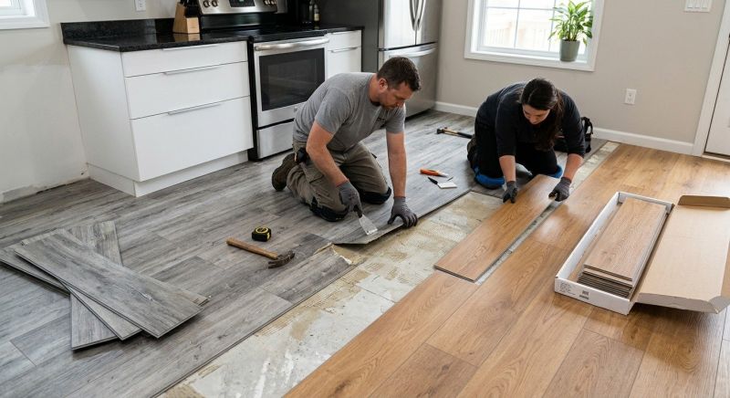 Vinyl Tile Replacement in Murrieta, CA